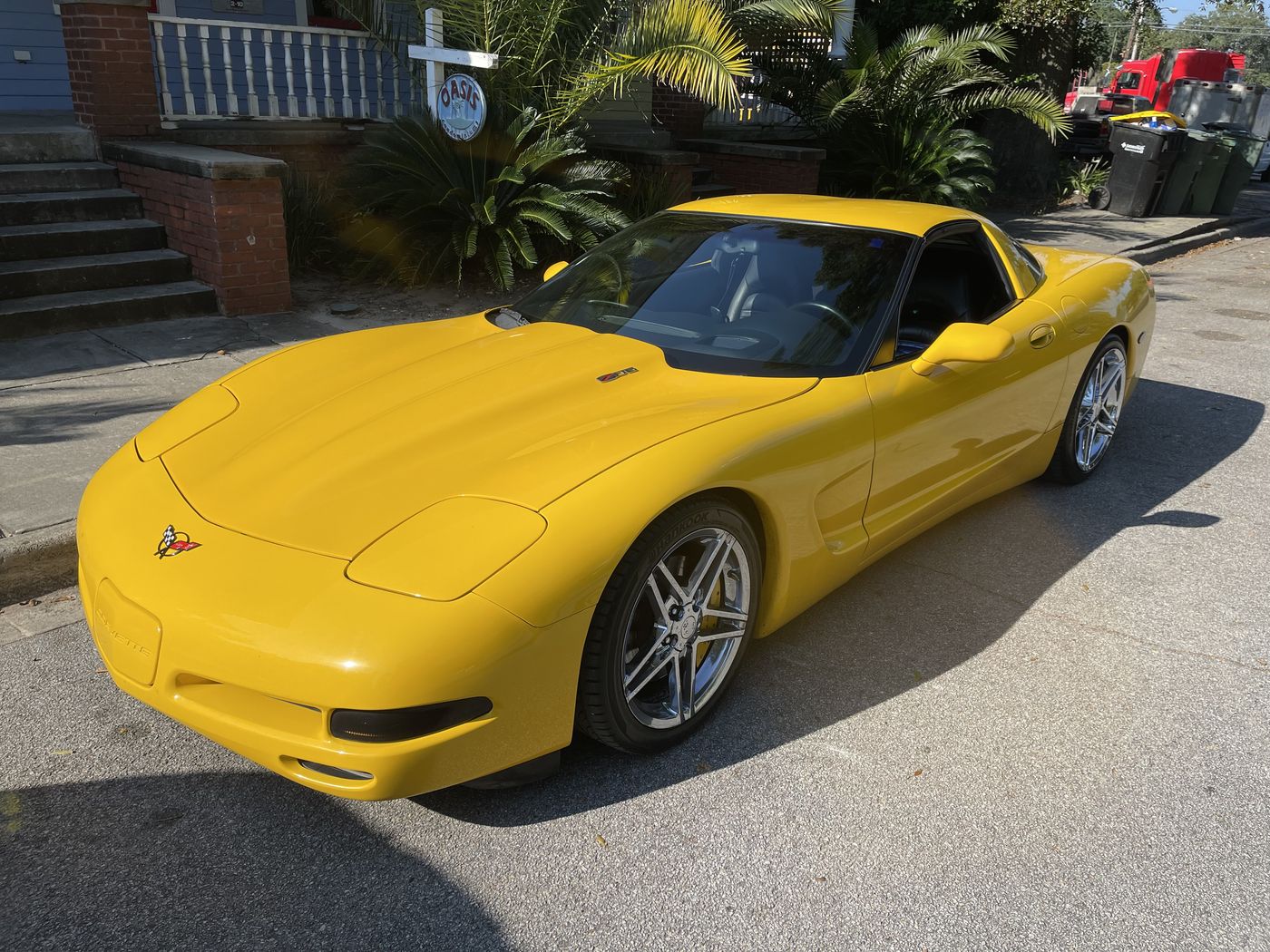 Yellow Chevrolet Corvette