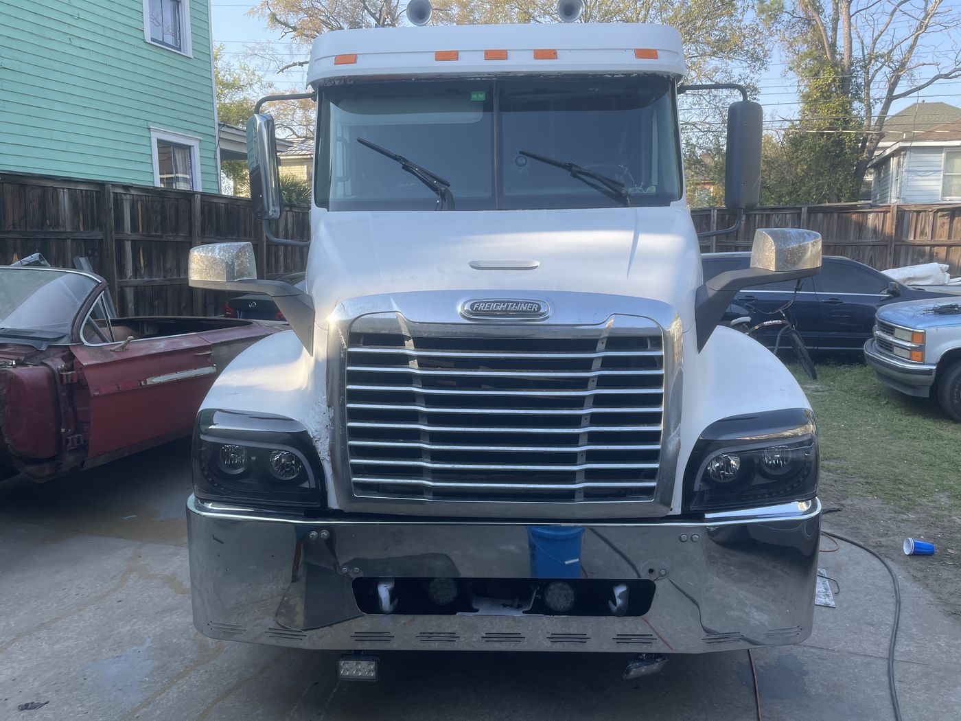 Semi truck cab